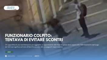 FUNZIONARIO COLPITO, TENTAVA DI EVITARE SCONTRI