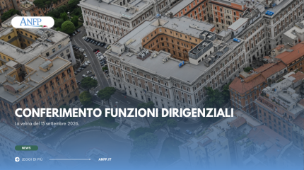 CONFERIMENTO FUNZIONI DIRIGENZIALI