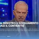 LETTERA AL MINISTRO: L'ADEGUAMENTO ISTAT NON FINANZI IL CONTRATTO