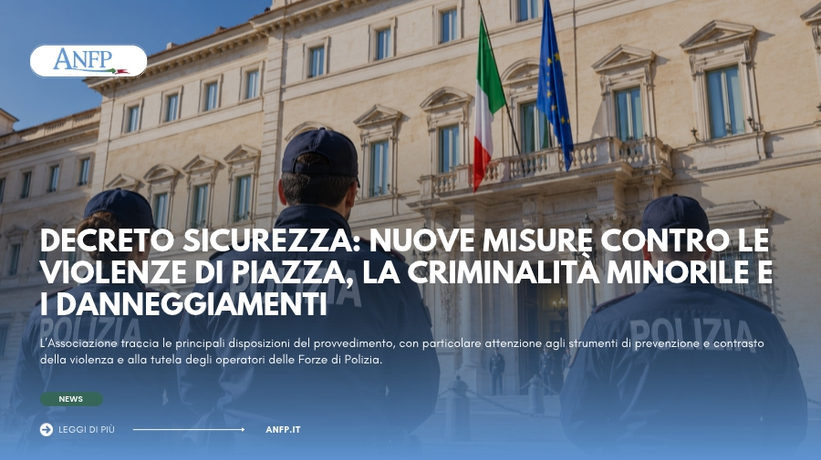 DECRETO SICUREZZA: NUOVE MISURE CONTRO LE VIOLENZE DI PIAZZA, LA CRIMINALITÀ MINORILE E I DANNEGGIAMENTI