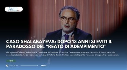 CASO SHALABAYEVA: DOPO TREDICI ANNI SI EVITI IL PARADOSSO DEL 