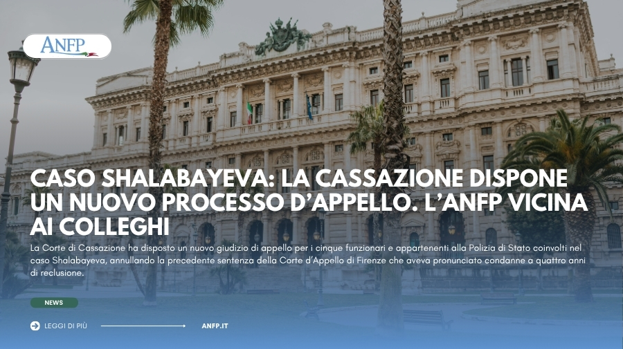 CASO SHALABAYEVA: LA CASSAZIONE DISPONE UN NUOVO PROCESSO D’APPELLO. L’ANFP VICINA AI COLLEGHI