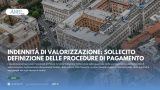 INDENNITÀ DI VALORIZZAZIONE: SOLLECITO DEFINIZIONE DELLE PROCEDURE DI PAGAMENTO