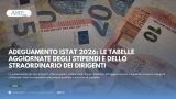 ADEGUAMENTO ISTAT 2026: LE TABELLE AGGIORNATE DEGLI STIPENDI E DELLO STRAORDINARIO DEI DIRIGENTI